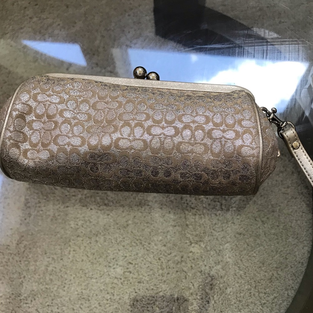 COACH Metallic Clutch